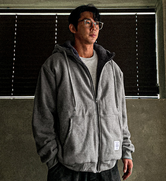 (XL-5XL)<BR>도깨비 带帽拉链