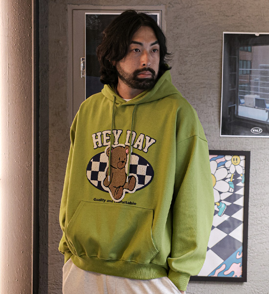 (XL-6XL)<BR>헤이데이 带帽T恤