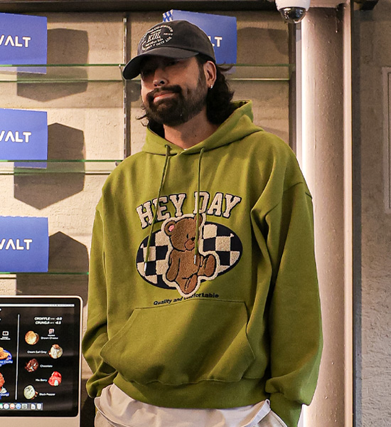 (XL-6XL)<BR>헤이데이 带帽T恤