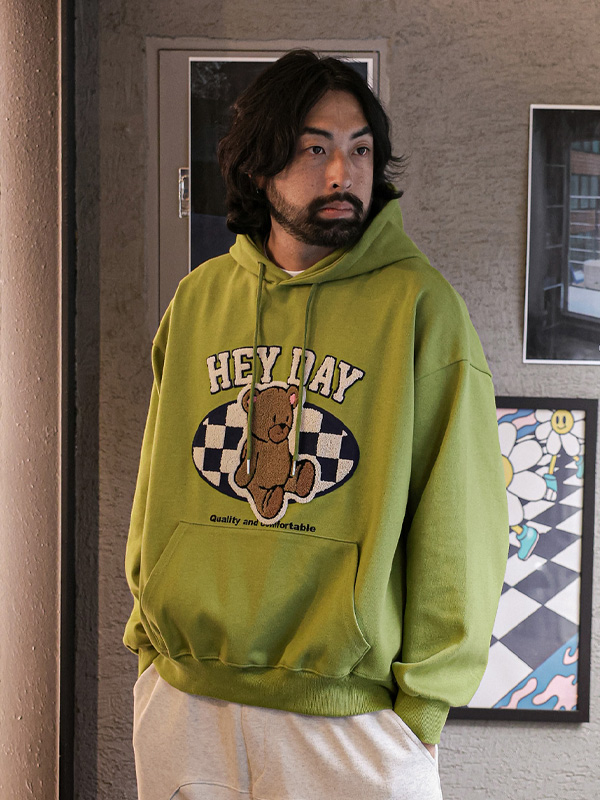 (XL-6XL)<BR>헤이데이 带帽T恤