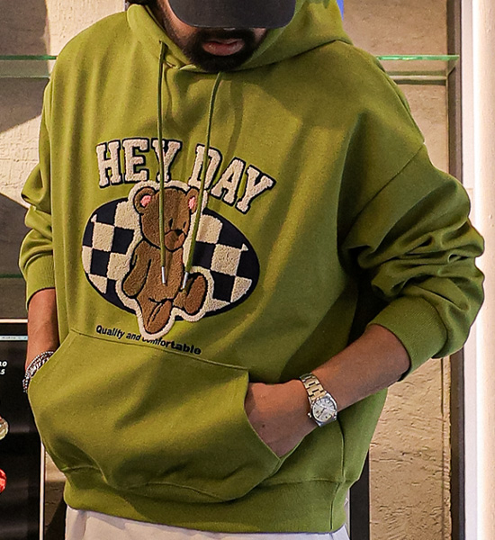 (XL-6XL)<BR>헤이데이 带帽T恤