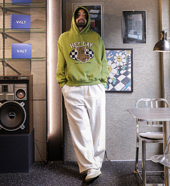 (XL-6XL)<BR>헤이데이 带帽T恤