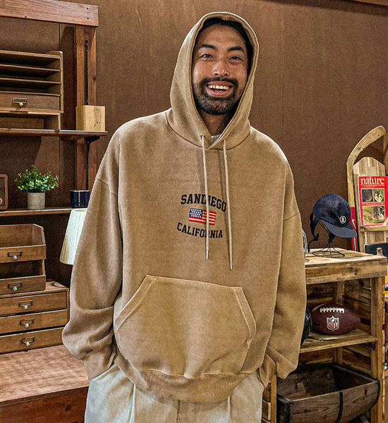 (XL-6XL)<BR>터니스버 颜料 带帽T恤 <br><font color="#098a09"><B>选择长度 (基础,长款+6cm)</B></font>