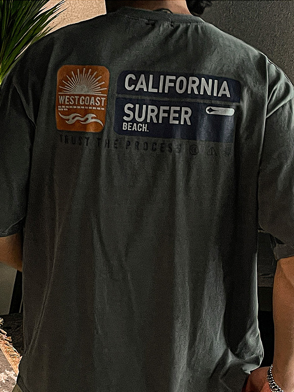 (3XL-6XL)<BR>토리야 颜料 短袖T恤