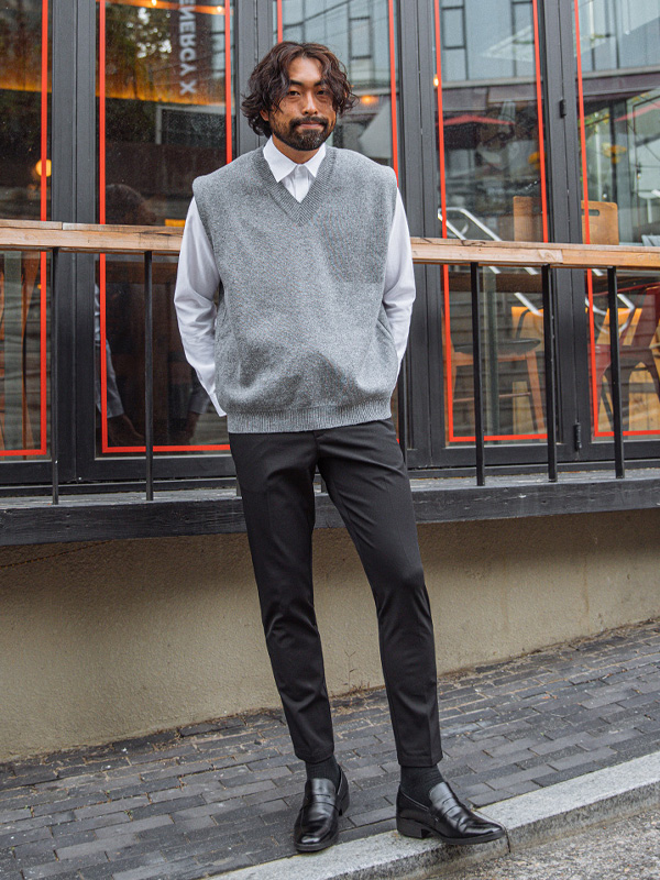 (M~6XL)<BR>로카시아 侧边带 宽松长裤