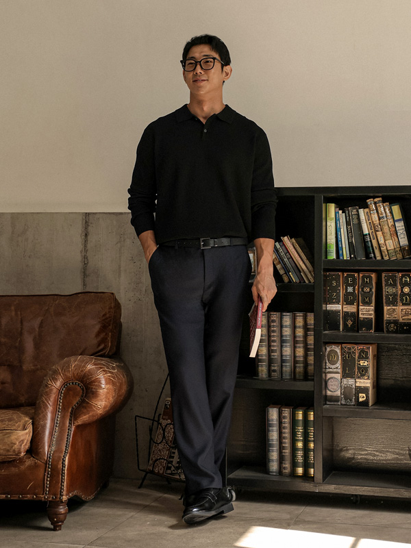 (M-4XL)<BR>그루바니 标准配合 侧边带 宽松长裤