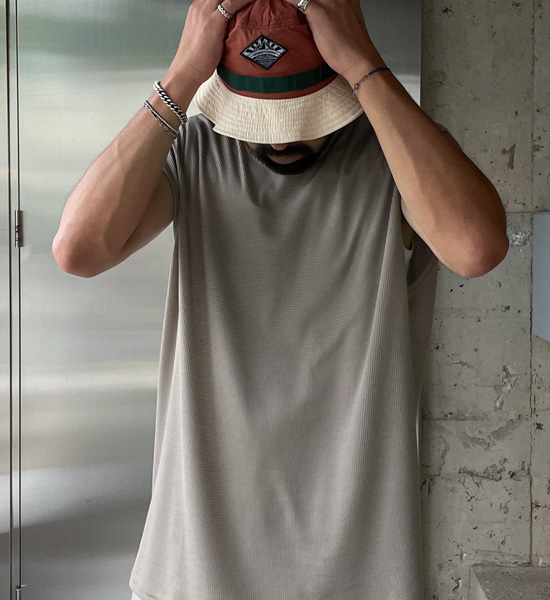 (XL-6XL)<BR>피자비 와플세트(背心/短袖T恤+松紧带短裤)