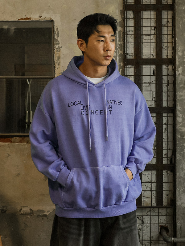 피터샴 颜料 带帽T恤