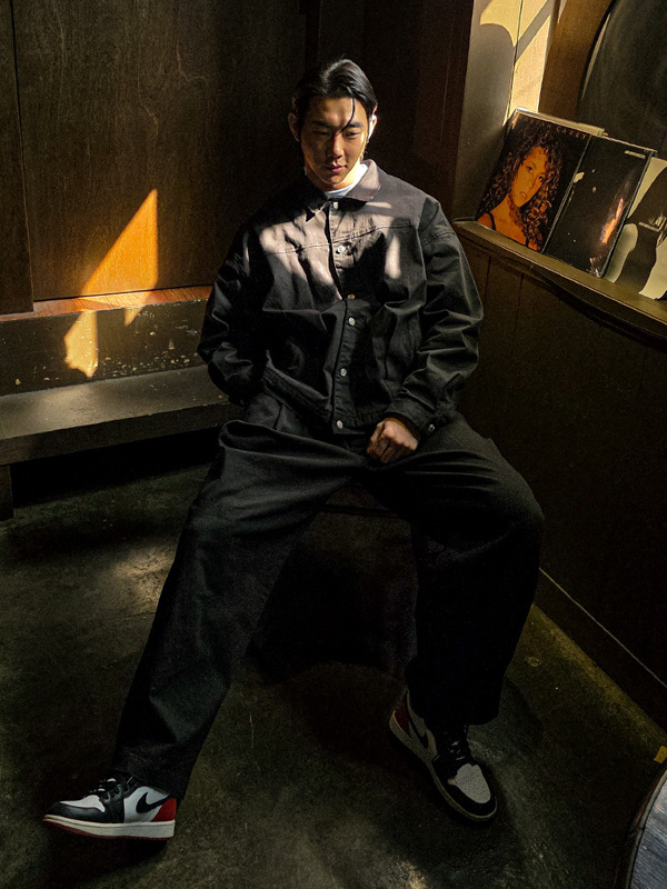 (XL-6XL)<BR>레이키 外套+티렉스 广泛的 松紧带裤 <br><font color="#098a09"><B>选择长度 (基础,长款+8cm)</B></font>