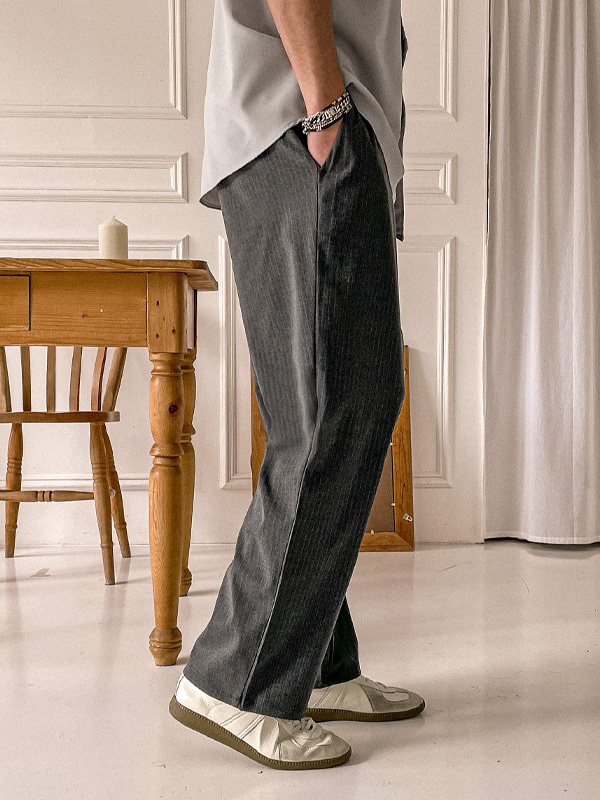 (L-5XL)<BR>미도릭 标准配合 松紧带宽松裤 67