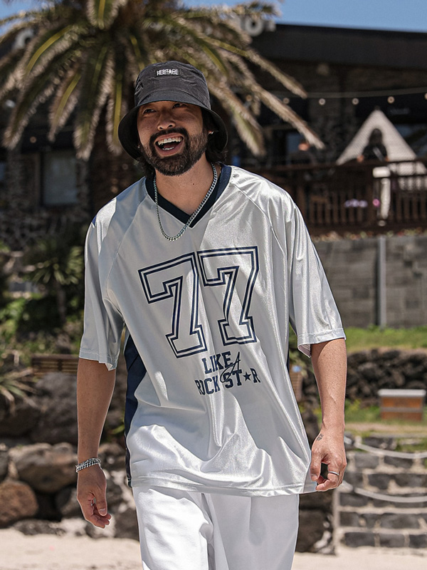 (XL-6XL)<BR>로푸디 一件短袖橄榄球衫