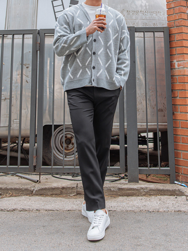 (L-6XL)<BR>W去皱纹 宽松 宽松长裤<br><font color="#098a09"><B>*选择长度 (基础,长款+10cm)</B></font>