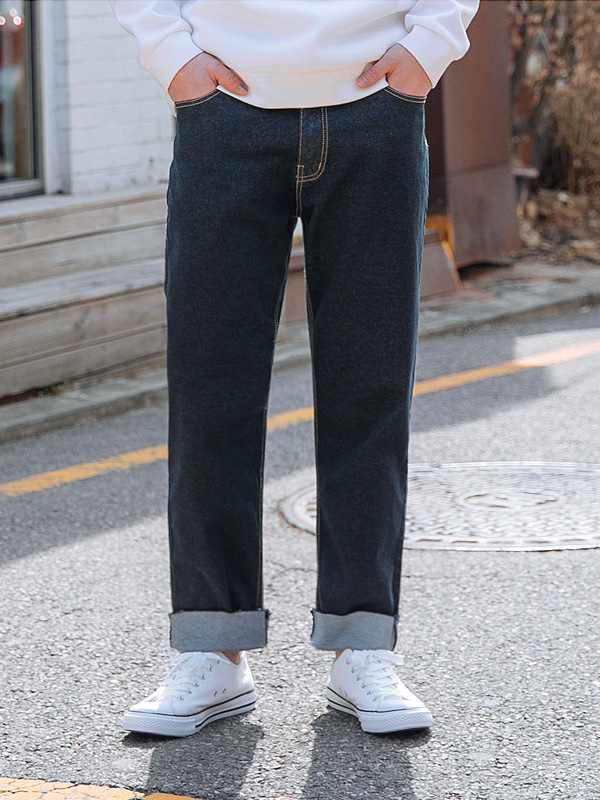 (M-5XL)<BR>킬번 未褪色 无洗牛仔裤 <br><font color="#098a09"><B>选择长度 (基础,长款+10cm)</B></font>