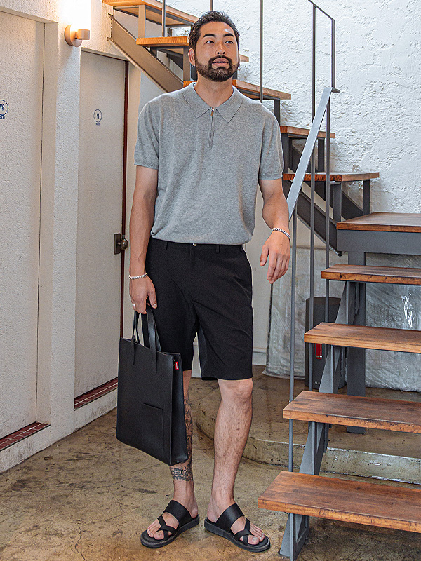 (M-5XL)<BR>라바트 侧边带 短裤