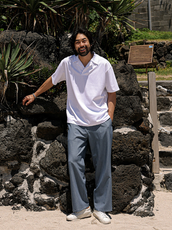 (L-6XL)<BR>모카디 腰部控制 松紧带裤<br>(标准配合/广泛适用)<br><font color="#098a09"><B>选择长度 (基础,长款+8cm)</B></font>