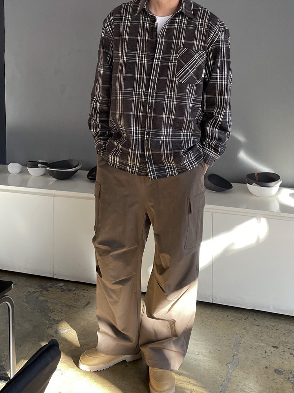 (XL-6XL)<BR>윙카 半宽配合 松紧带裤