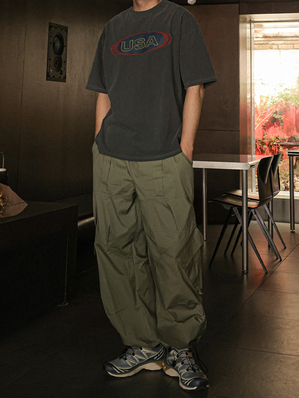 (M-3XL)<br>아테시안 货物松紧带裤 263