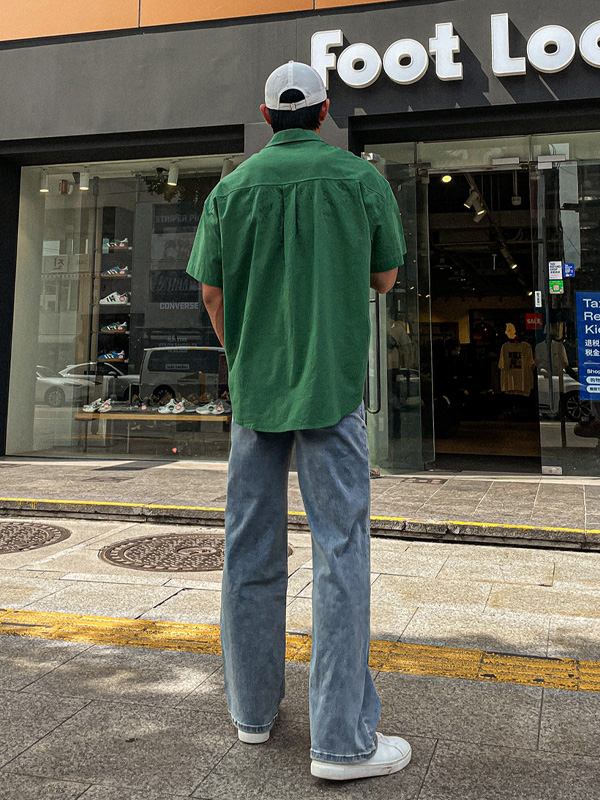 (L-4XL)<BR>다노티 标准配合 隐藏绑带 牛仔裤 1984