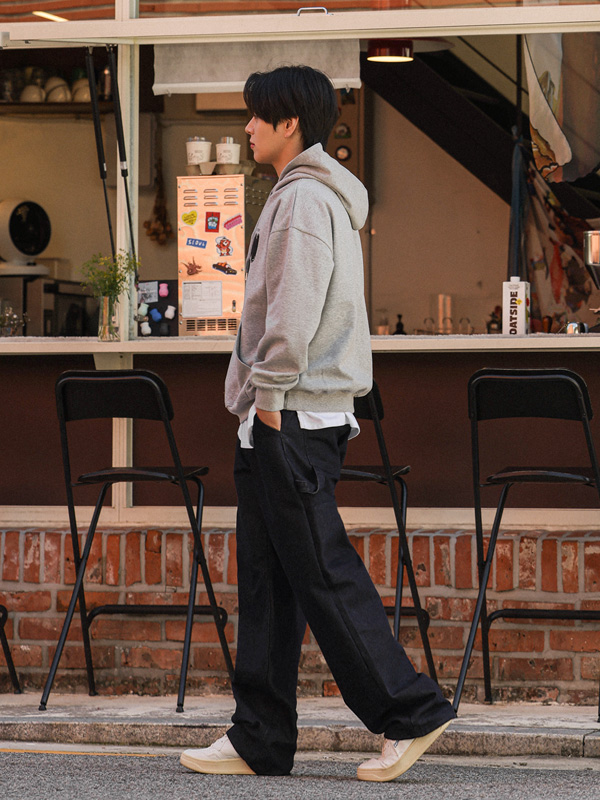 (XL-6XL)<BR>클락스턴 半宽配合 未褪色 牛仔松紧带裤 1087