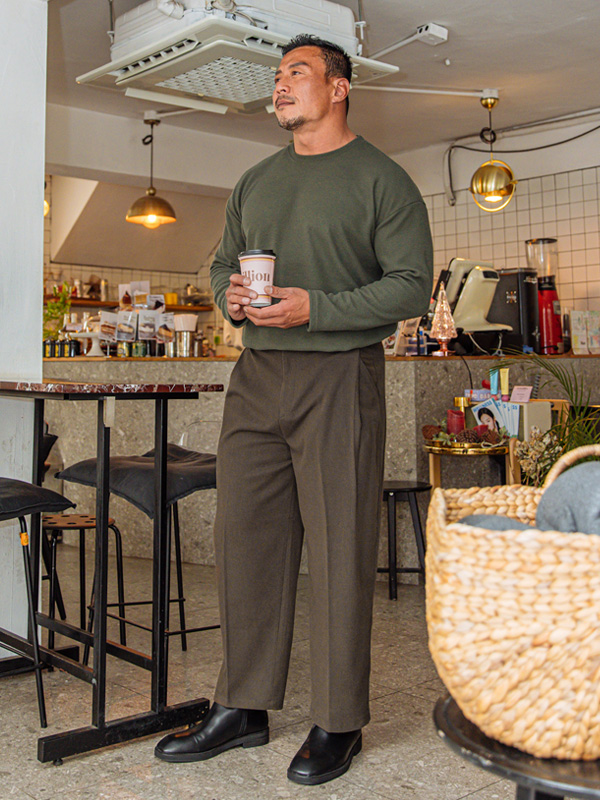 (L~5XL)<br>레모트 拉绒长袖T恤