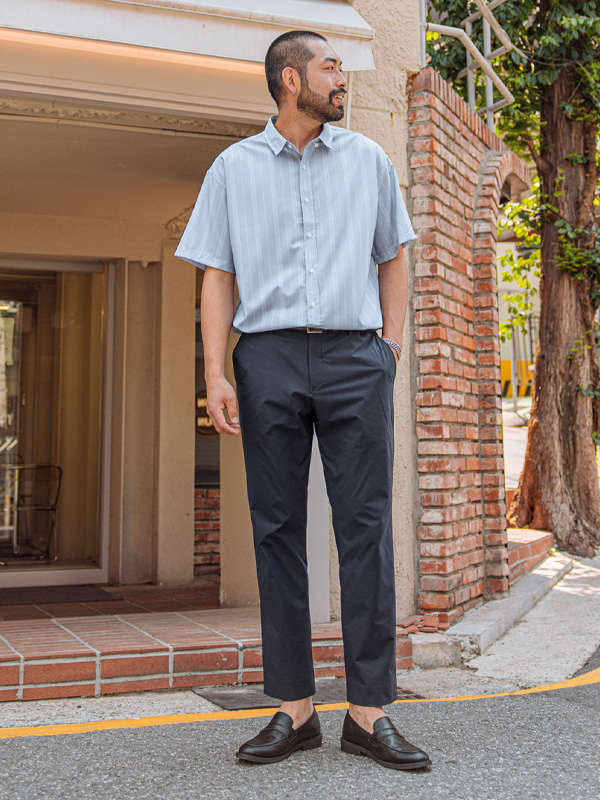 (M~5XL)<BR>케언즈 伸展 宽松长裤