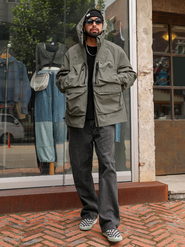 (XL~5XL)<BR>엘소 带帽外套 F0029