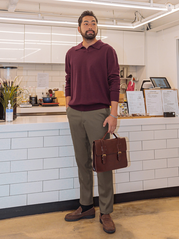 (L-5XL)<br>아드보나 开领 长袖针织品