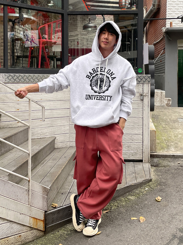 (XL-6XL)<br>바셀로 羊毛连帽衫