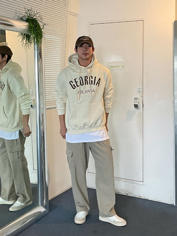 (L-5XL)<br>니들라 羊毛连帽衫