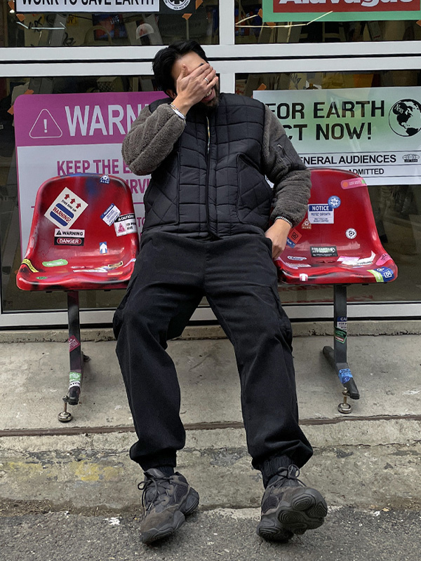 (L-4XL)<BR>리마누스 羽绒马甲