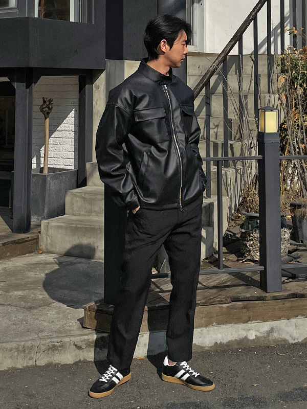 (XL-4XL)<BR>니쿠스프 레더자켓