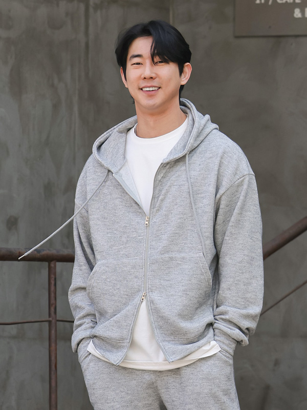 (XL-6XL)<BR>키콩 针织连帽拉链+퐁치 针织衫 运动服裤子