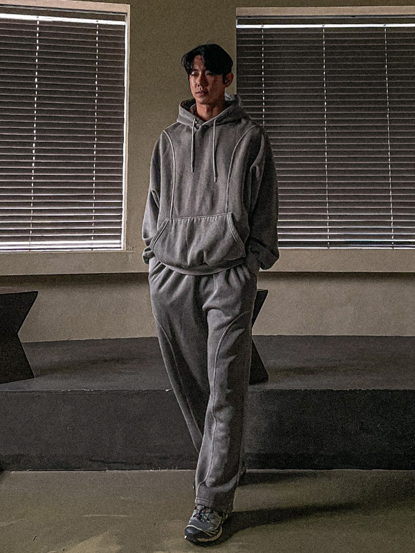 (XL-6XL)<BR>바이라오 颜料 羊毛连帽衫