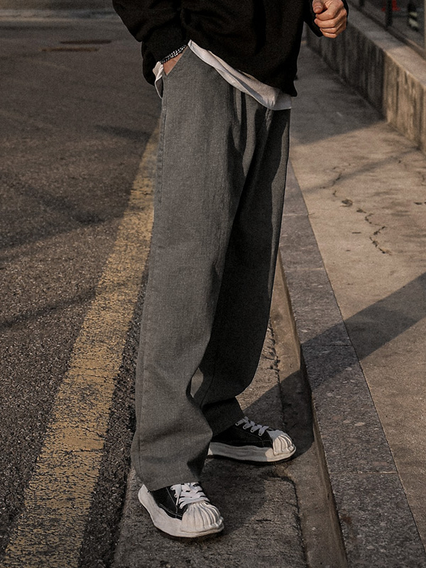 (M-5XL)<BR>카마리아 标准配合 기모뒷밴딩팬츠 70