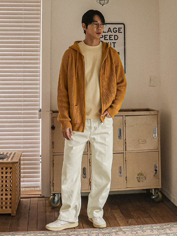 (XL-6XL)<br>바카리 针织连帽拉链 S001