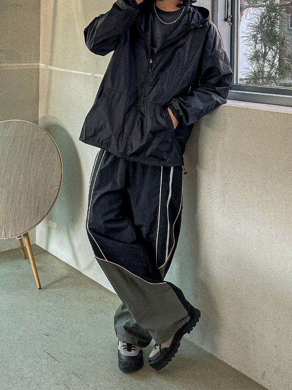 (XL-6XL)<BR>샤로다 半宽配合 松紧带裤