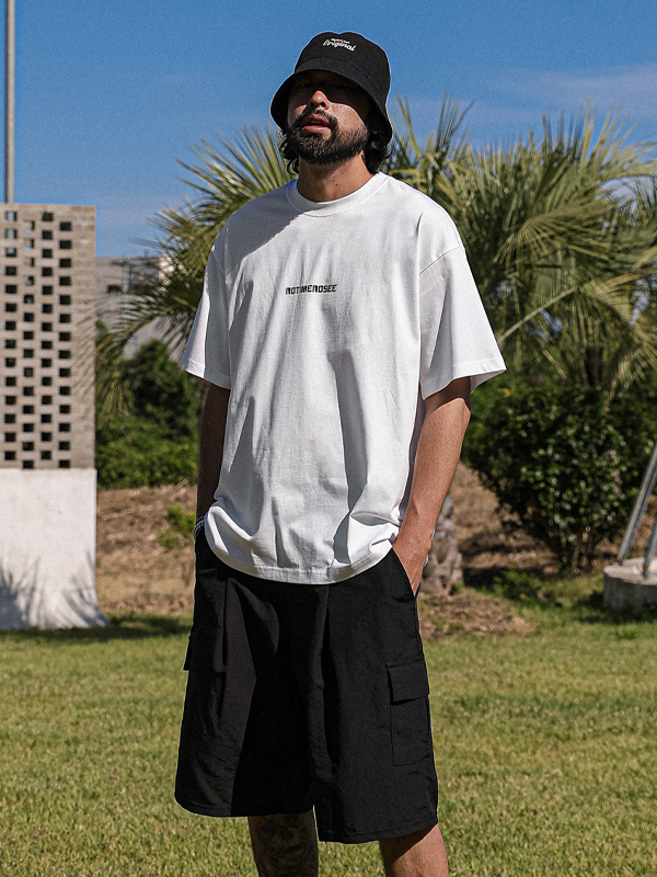 (L-5XL)<BR>플레밍 百慕大 工装裤 松紧带短裤