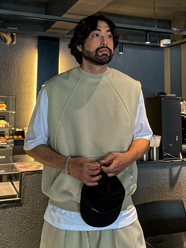 (XL-6XL)<BR>크몽 马甲+로야니 松紧带短裤