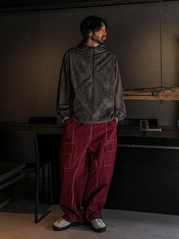 (XL-6XL)<BR>카소타 半宽配合 货物松紧带裤