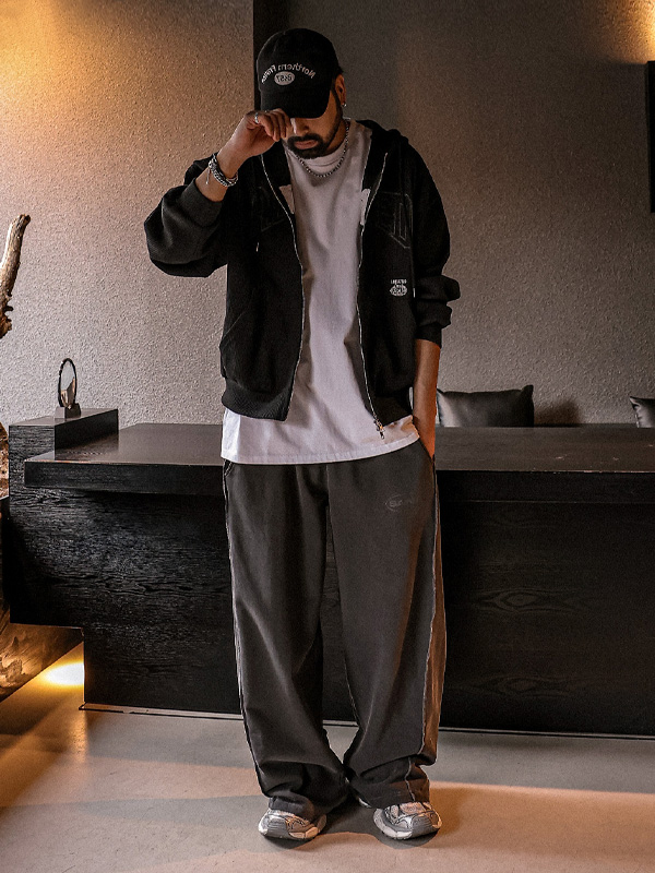 샤텐리 와플후드집업