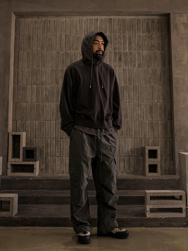 (XL-6XL)<BR>코미탄 分层 带帽T恤