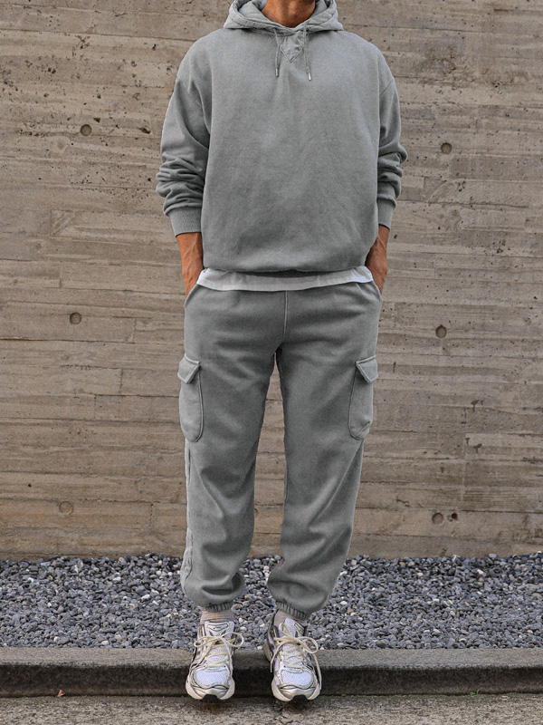 (XL-6XL)<BR>모타놀 피그먼트세트(一对一交流/带帽T恤+运动服裤子)