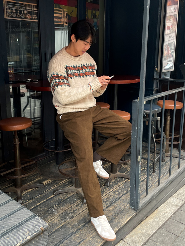 (L-4XL)<BR>로니드 广泛的 松紧带裤