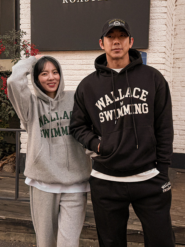 (L-5XL)<BR>차파이노 羊毛连帽衫+본다이 밴딩조거 기모팬츠