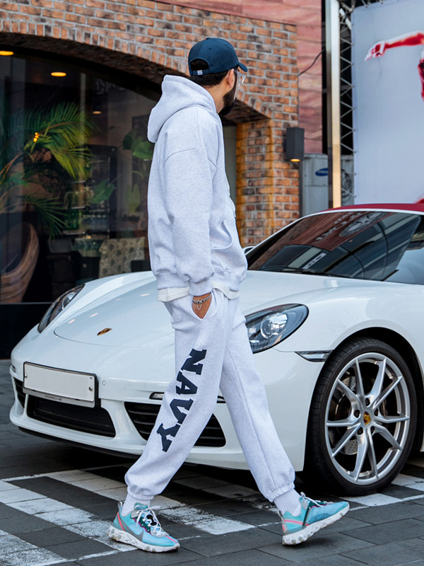 (L-5XL)<BR>휘슬러 NAVY 运动服裤子