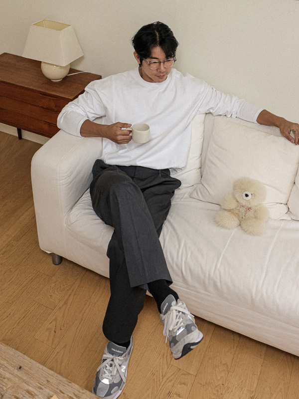 (XL-6XL)<br>로니콘 覆盖乳头 剪裁长袖连体衣 T010