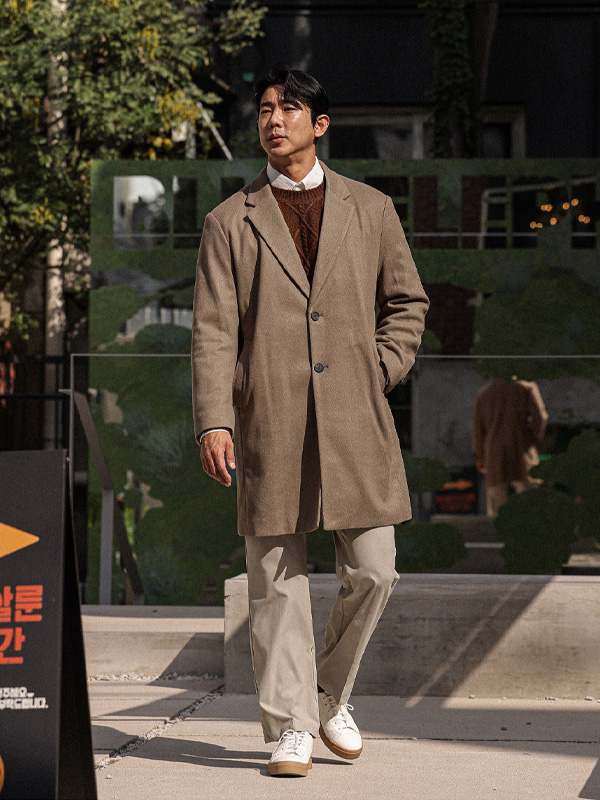 (L-4XL)<br>그로라드 싱글울코트