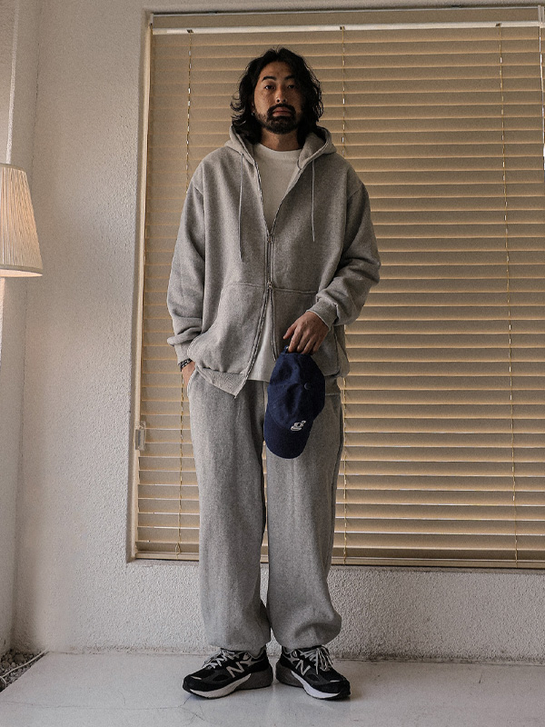 (XL-5XL)<BR>톨스버리 小睡帽拉链+라이페노 조거밴딩 기모팬츠