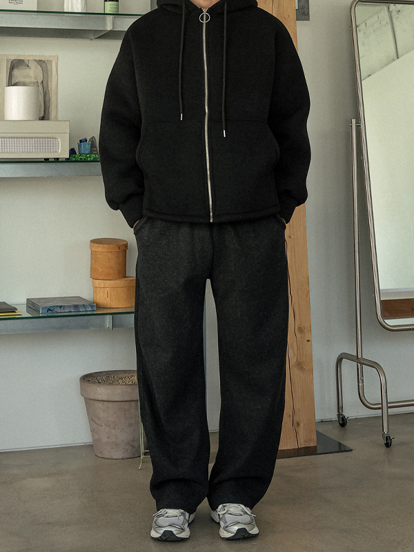 (M-6XL)<BR>아볼라 半宽配合 松紧带裤 P9144