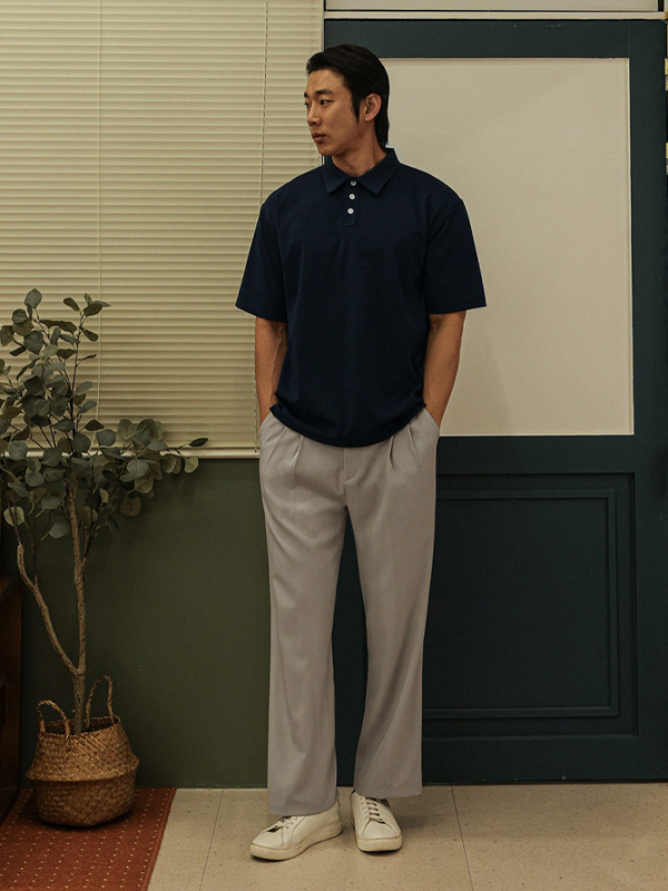 (L-4XL)<BR>나우자스 短袖领衬衫